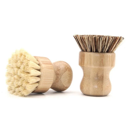 Bamboo Scrub Brush & Soap Dish