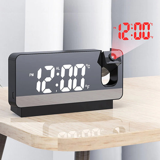 LED Digital Alarm Clock Projector