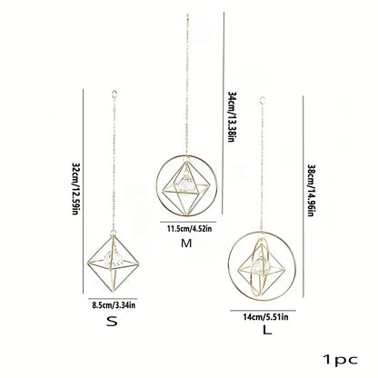 Gold Crystal Suncatcher