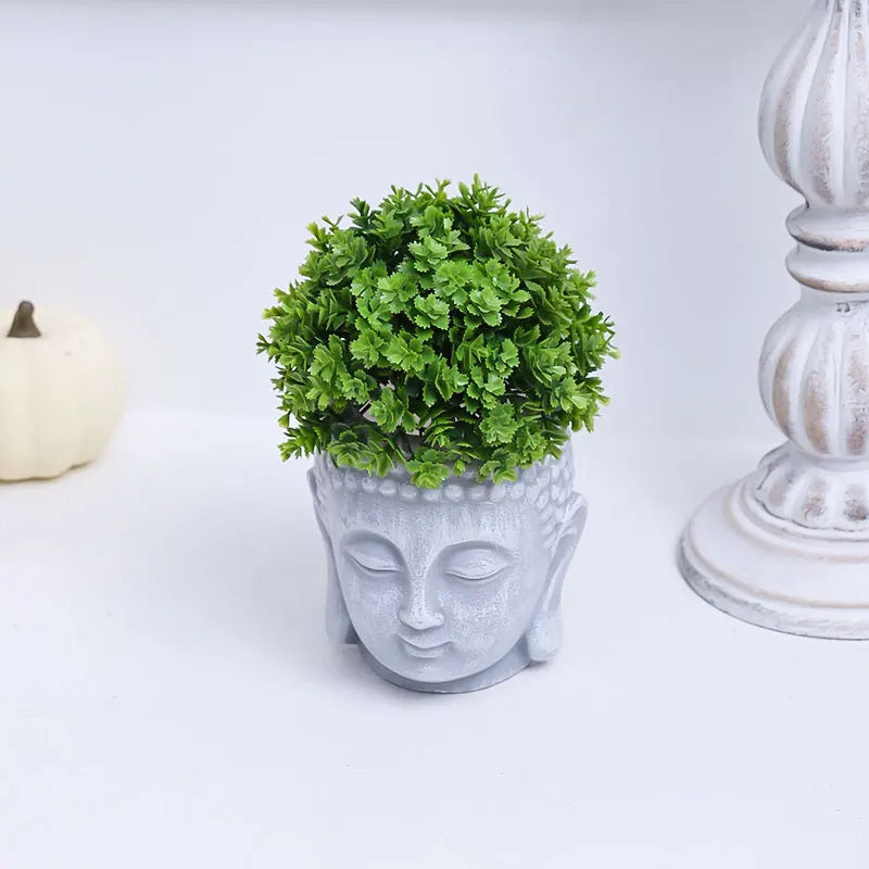 Handcrafted Potted Buddha Vase