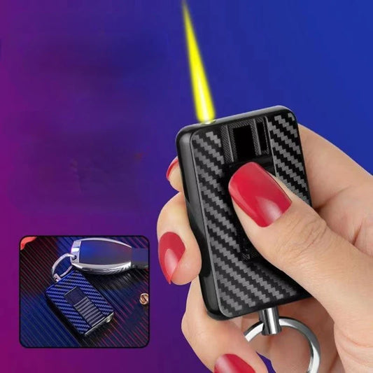 New Keychain Lighter Windproof Pull-down Ignition