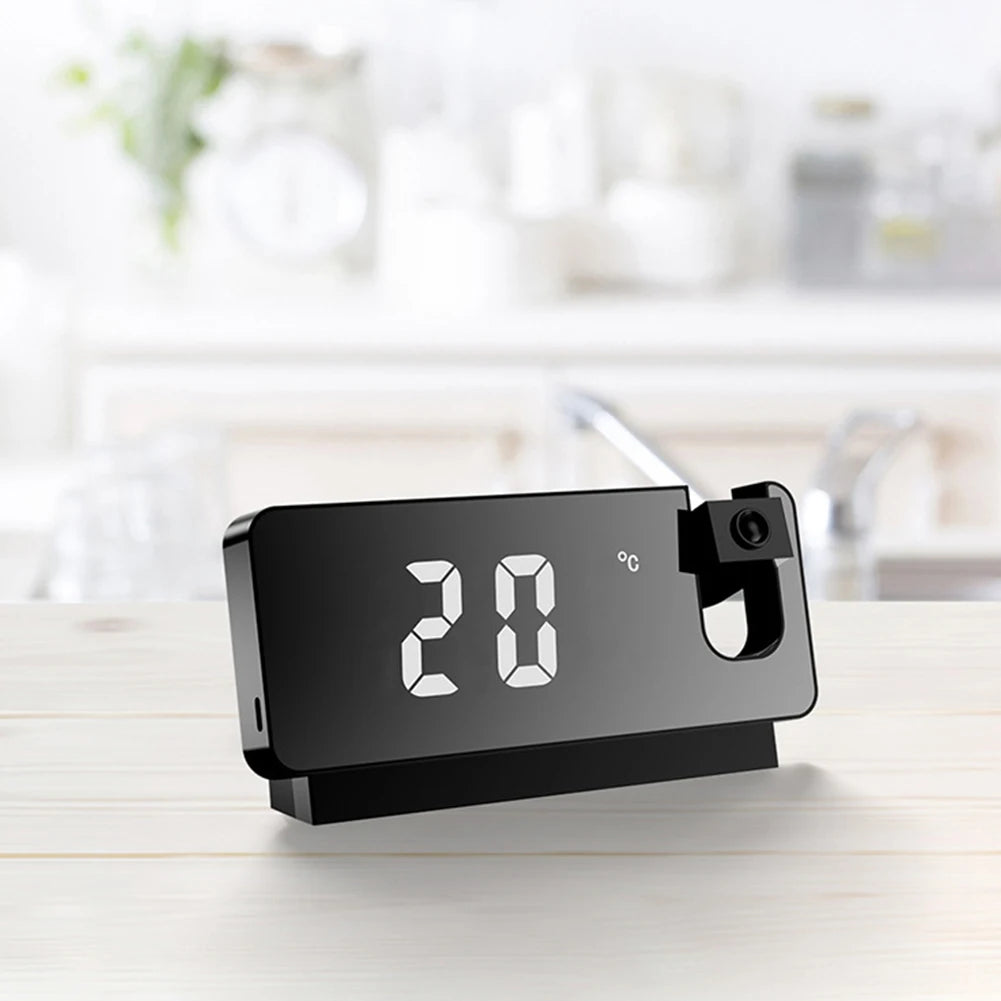 LED Digital Alarm Clock Projector