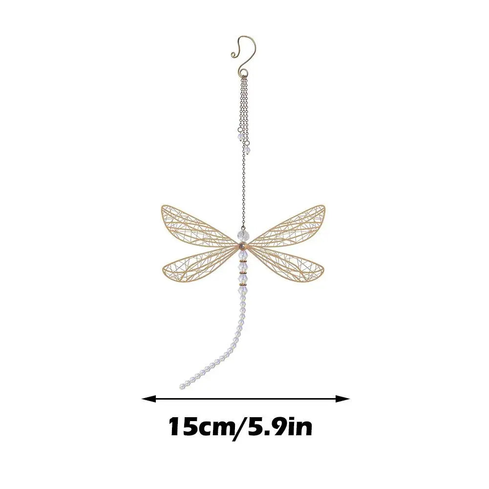 Crystal Dragonfly Suncatcher