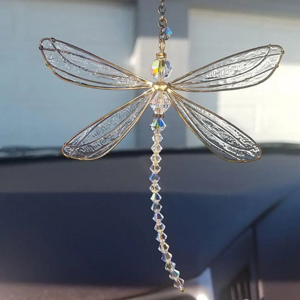 Crystal Dragonfly Suncatcher