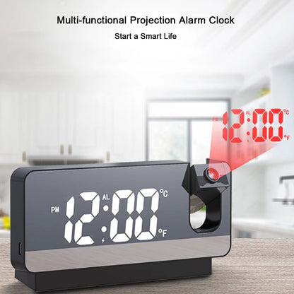 LED Digital Alarm Clock Projector