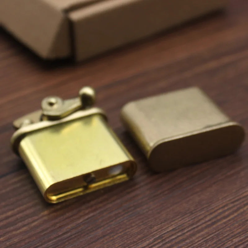 Brass Flint-free Retro Torch Lighter